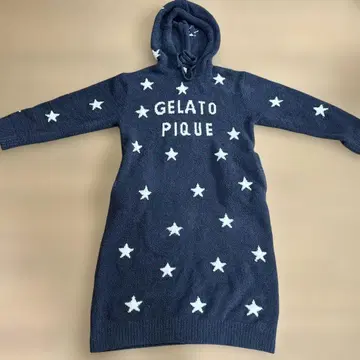 gelato pique 별 패턴 후드 부착 룸웨어