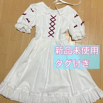 amavel butterfly ribbon 코튼 원피스 택 포함