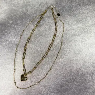 [ 미사용 새상품 ] 하트 펜던트 목걸이