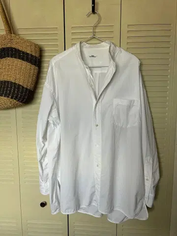 TICCA 코튼 100% 화이트 긴팔 셔츠