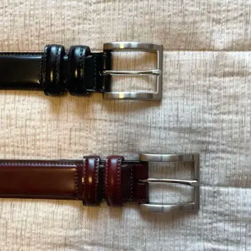 Paul Smith 가죽 벨트 블랙 브라운 2개 세트 폴스미스