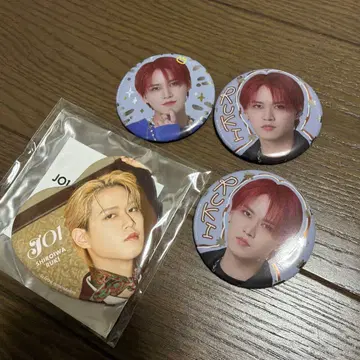 시로이와 루키 캔뱃지 4개 세트 JO1