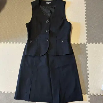 SERVO 사무복 셋업 여성용 체크 무늬