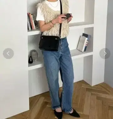 디스코트 빈티지 스퀘어 숄더백