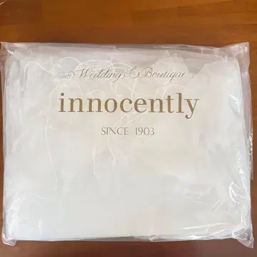 innocently 웨딩 베일 비즈 포함