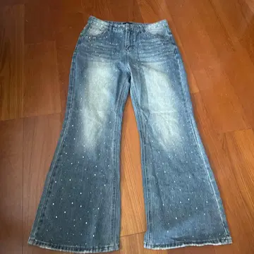 ALUDE 플레어 데님