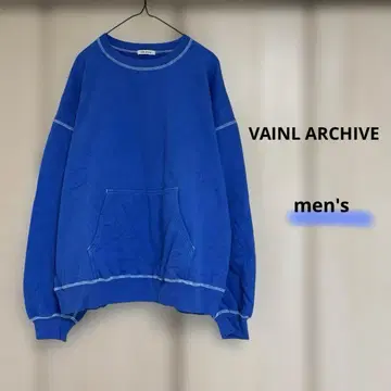 VAINL ARCHIVE 파란색 포켓 부착 트레이닝복