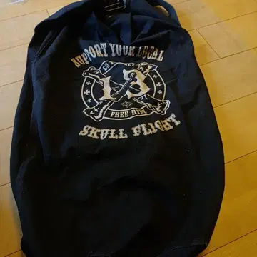 스컬 플라이트 캔버스 더플백 약 60cm x 40cm