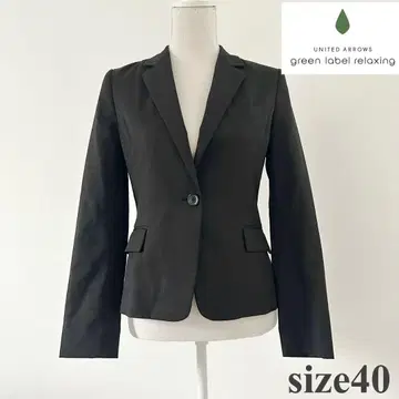 Green Label Relaxing 테일러드 자켓 블랙