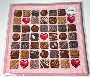 페이러 손수건 코프레도쇼콜라 WEB 한정판 핑크 초콜릿