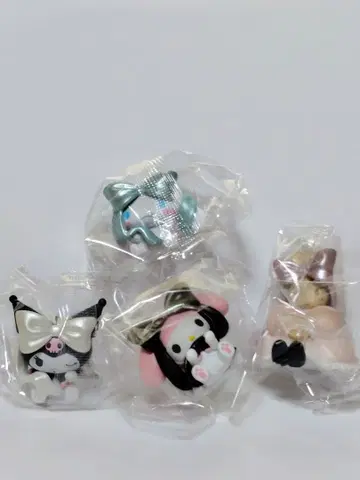 산리오 캐릭터즈 발레 리본 피규어 컴플리트 세트