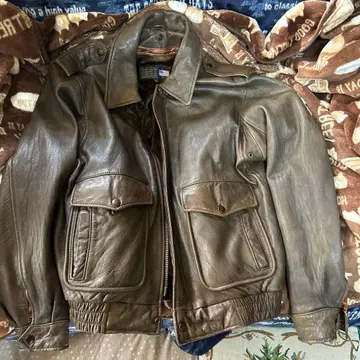 다크 브라운 가죽 자켓 구제 의류