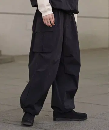 WYM UTILITY TECH CARGO 테크 카고 팬츠 블랙