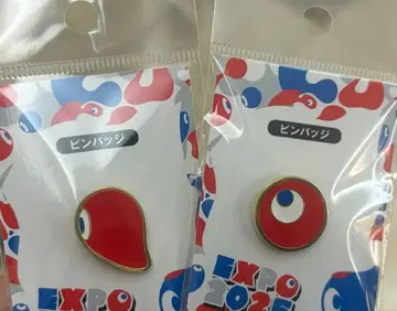 오사카 간사이 엑스포 코먀쿠 핀 배지 2개 세트