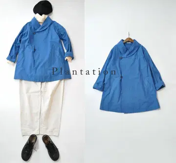 Plantation 플랜테이션 코튼 숄카라 코트