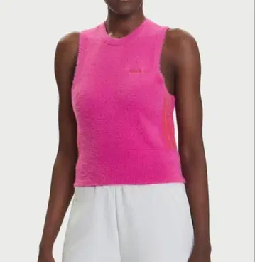 아디다스 오리지널스 플러피 니트 베스트 핑크