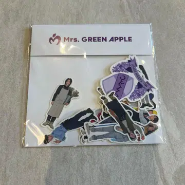 미세스 그린애플 라일락 스티커