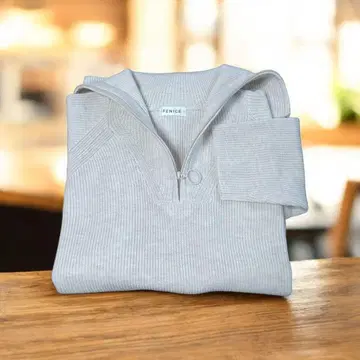 FENICE 스웨터 지퍼 아이보리