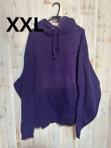 올드 Champion 후드티 퍼플