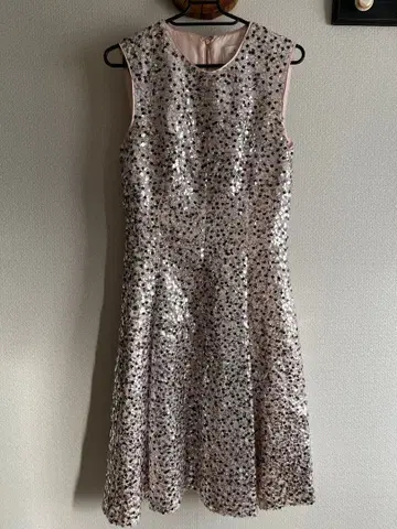 벨트 포함 kate spade 스팽글 드레스 사이즈 2