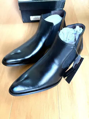 블랙 온테트 옴 사이드 고어 부츠 블랙 26cm