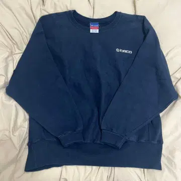 Champion REVERSE WEAVE 맨투맨 트레이닝복 네이비