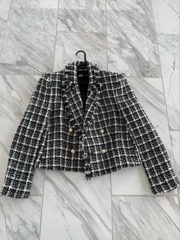 ZARA 트위드 자켓