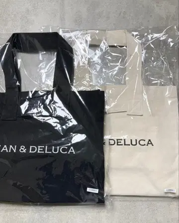 DEAN&DELUCA 와인 그로서리 백 온라인 한정판 블랙/내추럴