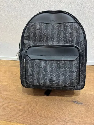 LACOSTE 기하학 패턴 백팩 라코스테