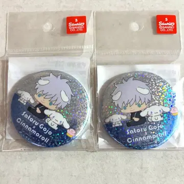 주술회전 산리오 라메 캔뱃지 고죠 사토루 시나모롤