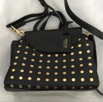케이트 스페이드 SATURDAY 블랙 골드 도트 핸드백