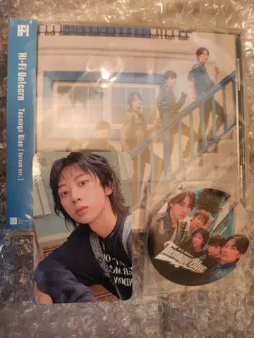 Hi-Fi Un!corn CD Teenage Blue 민 스티커