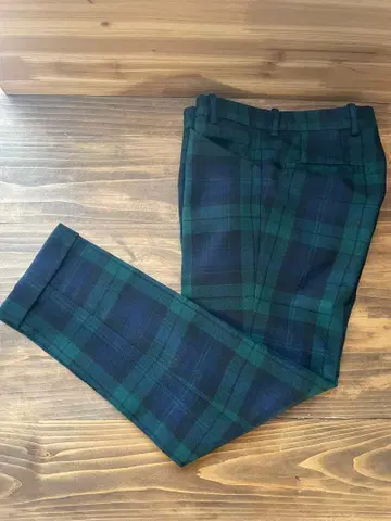 BERNARD ZINS 베르나르 장스 블랙워치 울 슬랙스