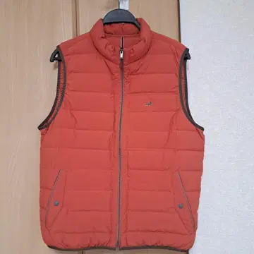 라코스테 다운 베스트 오렌지