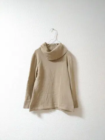 스콧 클럽 푸들 니트 오프 터틀 S M 38 36