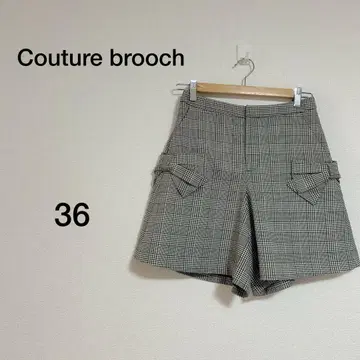 여성용 Couture brooch 큐롯 택 포함 사이즈 36