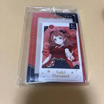 학마스 하나미 사키 사진풍 브로마이드 카드 카드 케이스 세트