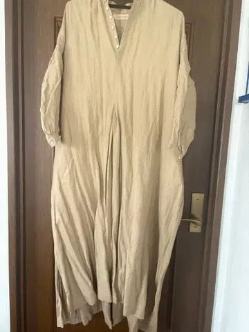 suzuki takayuki 페잔트 드레스 베이지