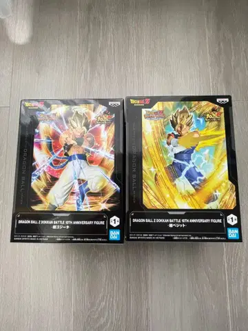 드래곤볼 Z 도칸 배틀 10주년 피규어 2체 세트