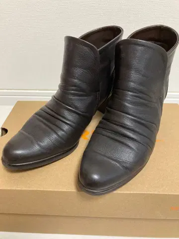 토끼 숏부츠 브라운 22.5cm