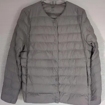 유니클로 라이트 다운 자켓 XL 그레이