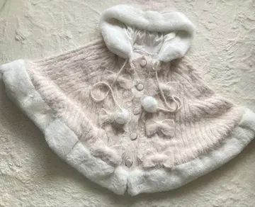 리즈리사 리본 케이프 판초