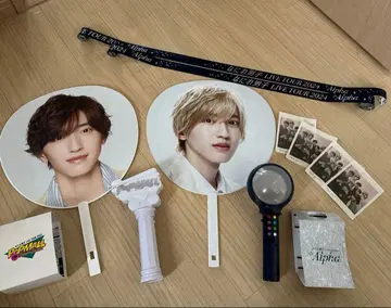 나니와단시 미치에다 슌스케 부채 응원봉 은색 테이프