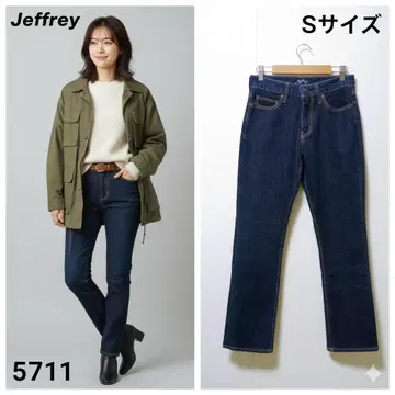 제프리 스트레치 데님 팬츠 인디고 블루 슬림핏 새상품급