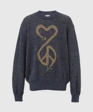 새상품 Sasquatchfabrix. LOVE&PEACE 니트