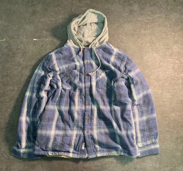 체크 구제 의류 90s y2k 플란넬 셔츠 보아