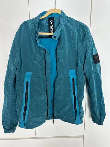 REPLAY 나일론 자켓 파랑