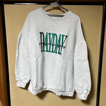 DAYDAY XL 그레이 맨투맨 트레이닝복