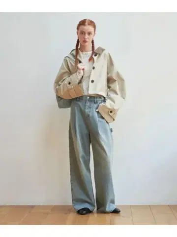 [ KBF ] 페인터 와이드 데님