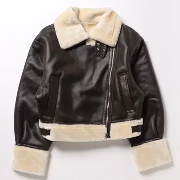 MURUA 숏 에어리 페이크 무스탕 자켓